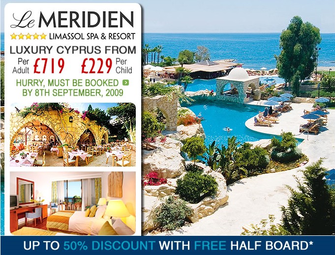 Olympic Holiday late deal to Le Meridien Limassol